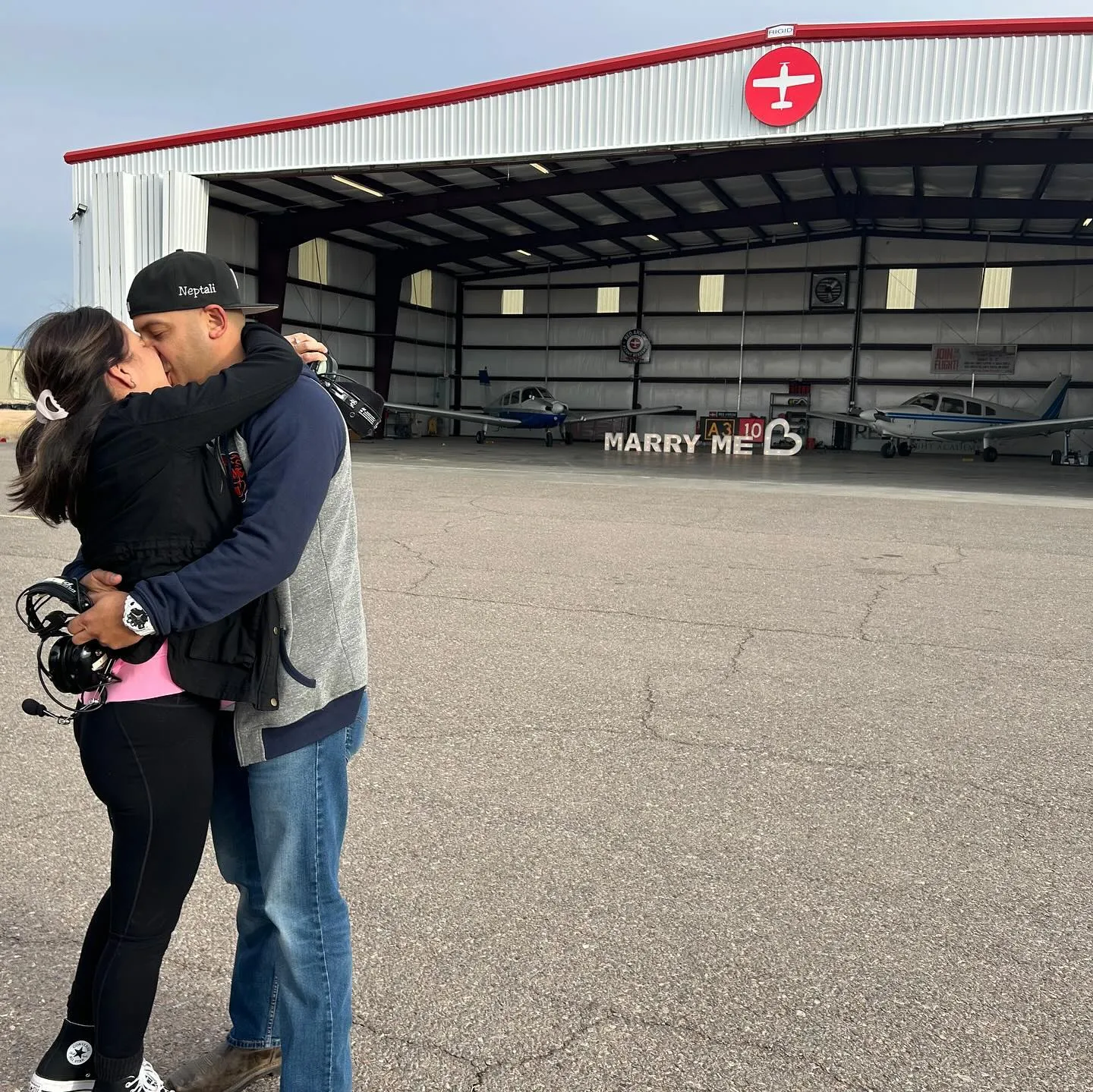 El Paso couple completes a proposal post-discovery flight at KDNA